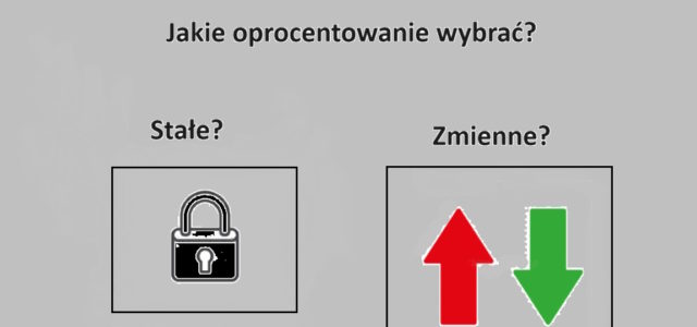 Jakie oprocentowanie wybrać: stałe czy zmienne?